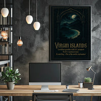 Virgin Islands Caribbean Paradise Poster