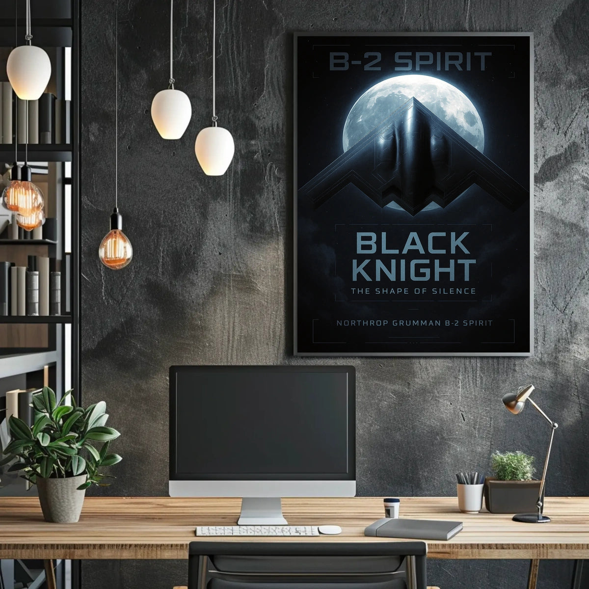 Black Knight B-2 Spirit Poster
