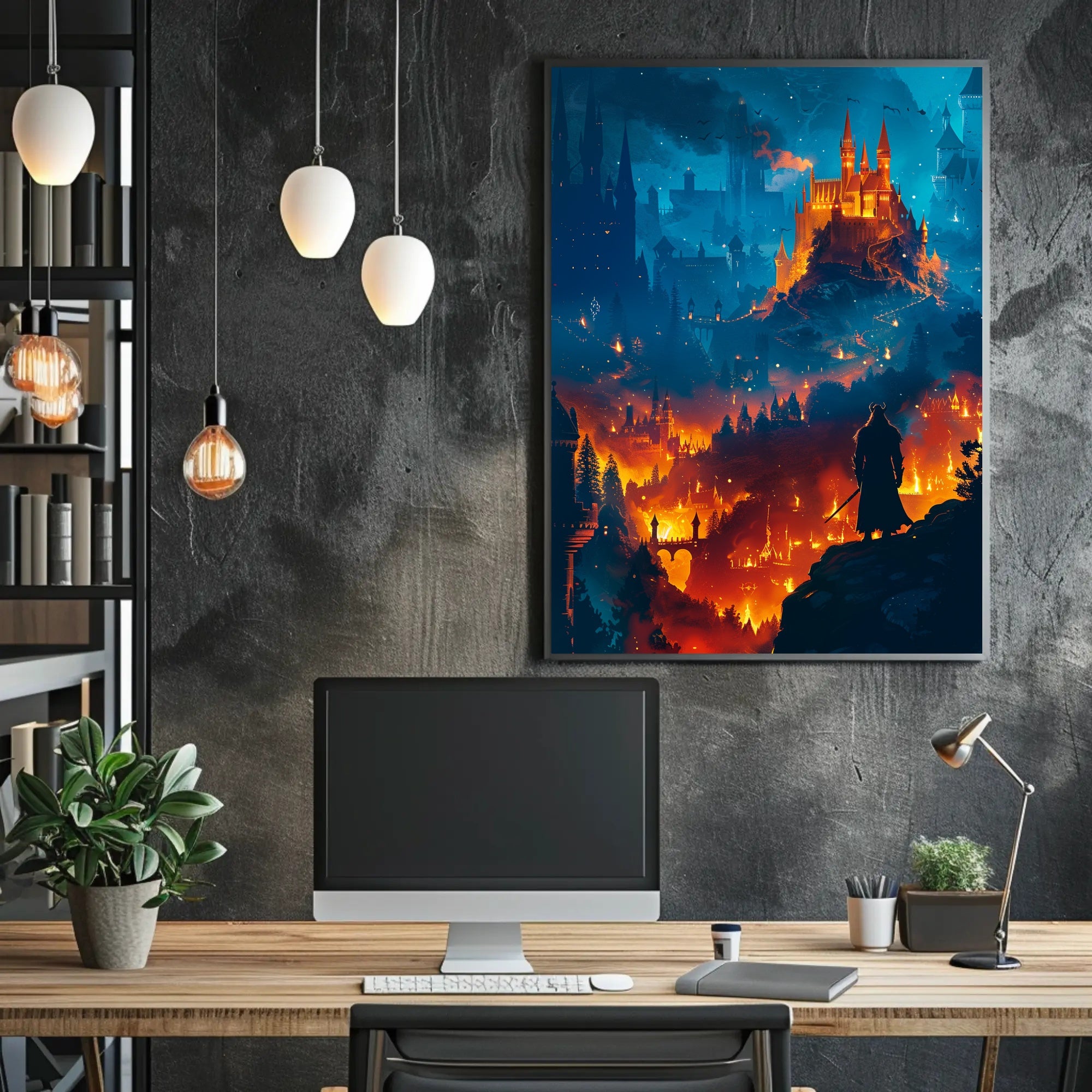 Enchanted Realms at Dusk Poster PosterGoat