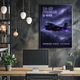 EA-6B Prowler Jamming Since Vietnam Poster PosterGoat