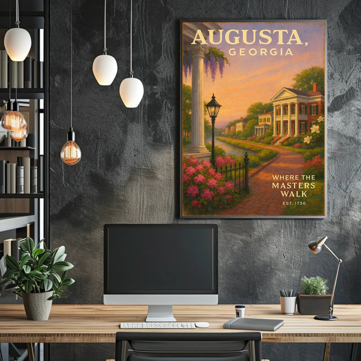 Augusta, Georgia Where the Masters Walk Poster