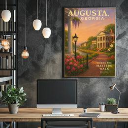 Augusta, Georgia Where the Masters Walk Poster