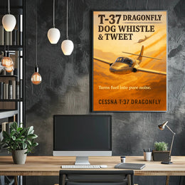 T-37 Dragonfly Dog Whistle & Tweet Poster PosterGoat