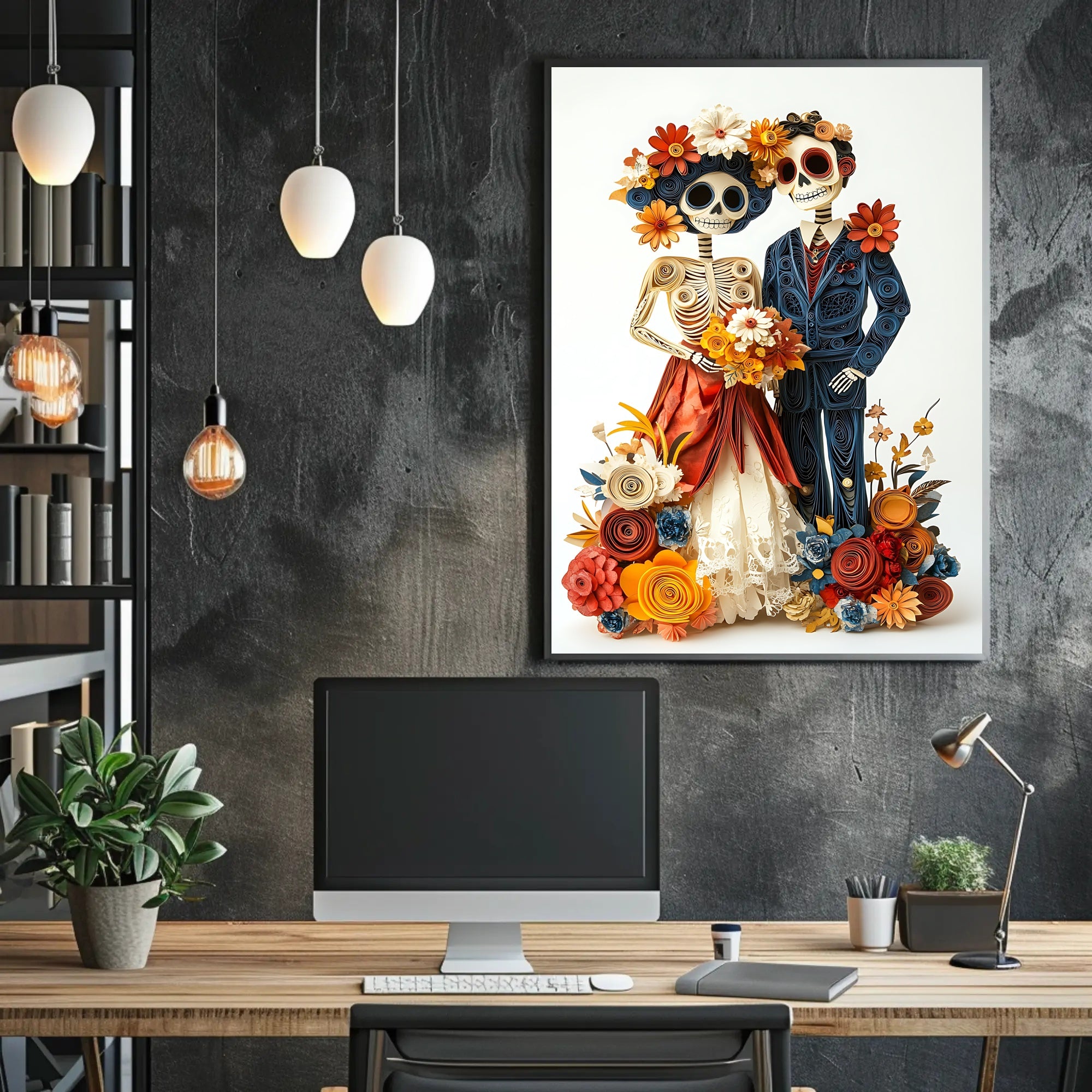 Vibrant Day of the Dead Celebration Cultural or Heritage Poster