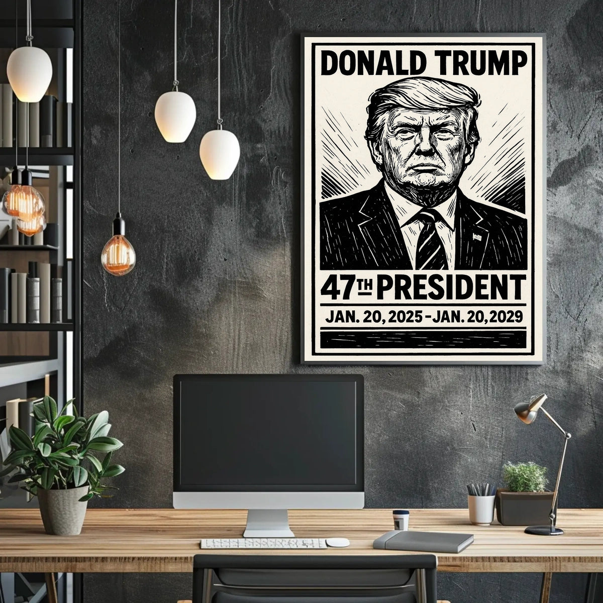Donald Trump Visionary Statesman of Tomorrow Poster