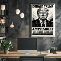 Donald Trump Visionary Statesman of Tomorrow Poster