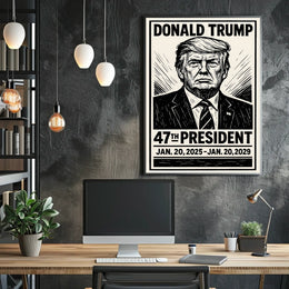 Donald Trump Visionary Statesman of Tomorrow Poster
