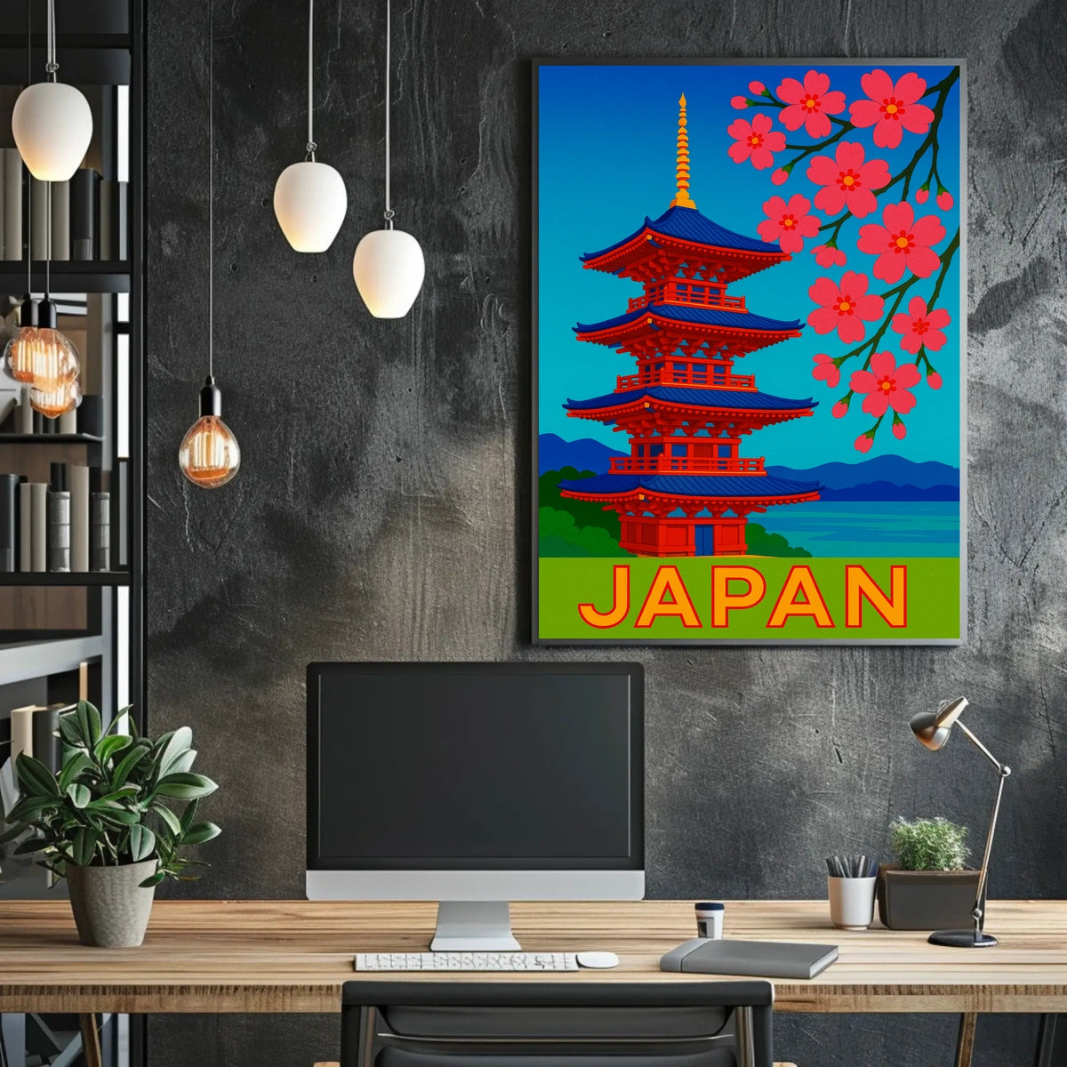 Japan Cultural Harmony Poster
