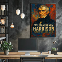 Trump Visionary Patriotic Oil Painting Poster