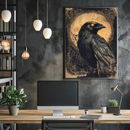 The Enigmatic Raven Poster