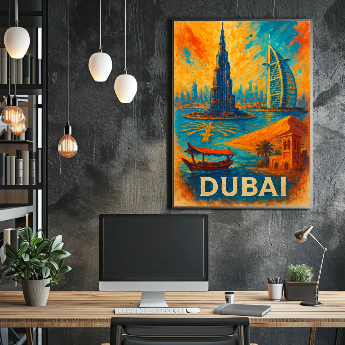 Dubai Poster City Of Wonders Wall Art For Travelers