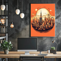 Urban Sunset Poster