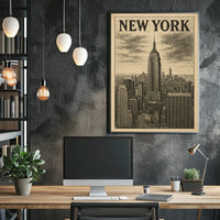 New York Skyline Poster