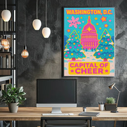 Washington, D.C. Capital of Cheer Poster