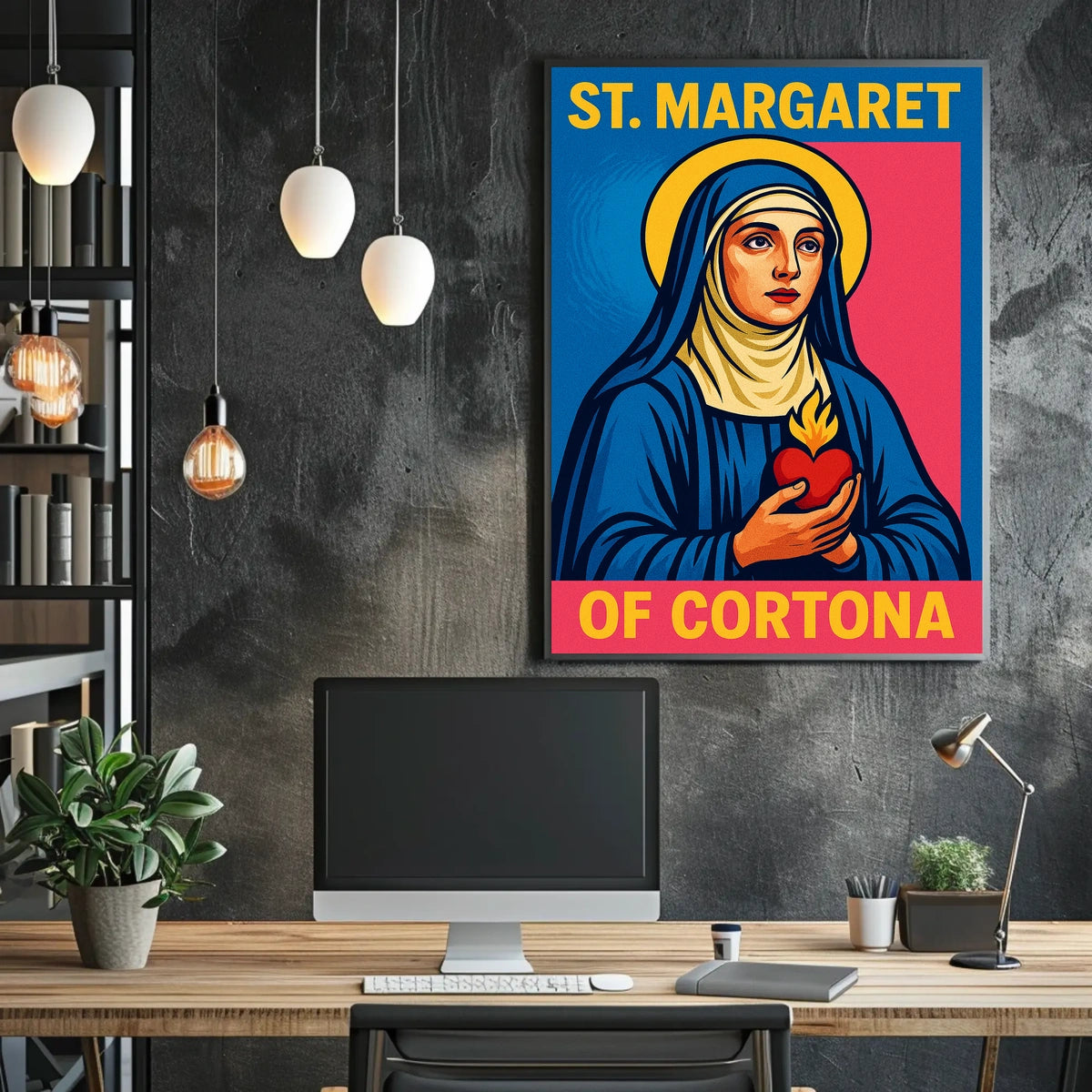 St. Margaret of Cortona Poster