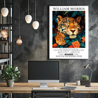 William Morris Exhibition Poster: Artistic Vintage Botanical Art Poster