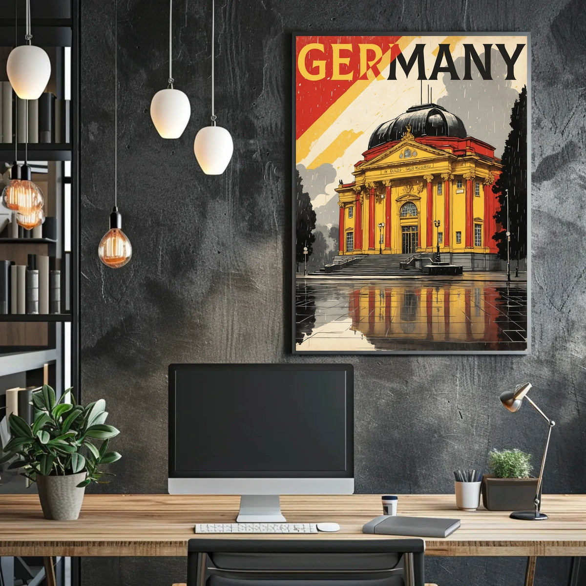 Germany Architectural Poster
