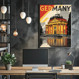 Germany Architectural Poster