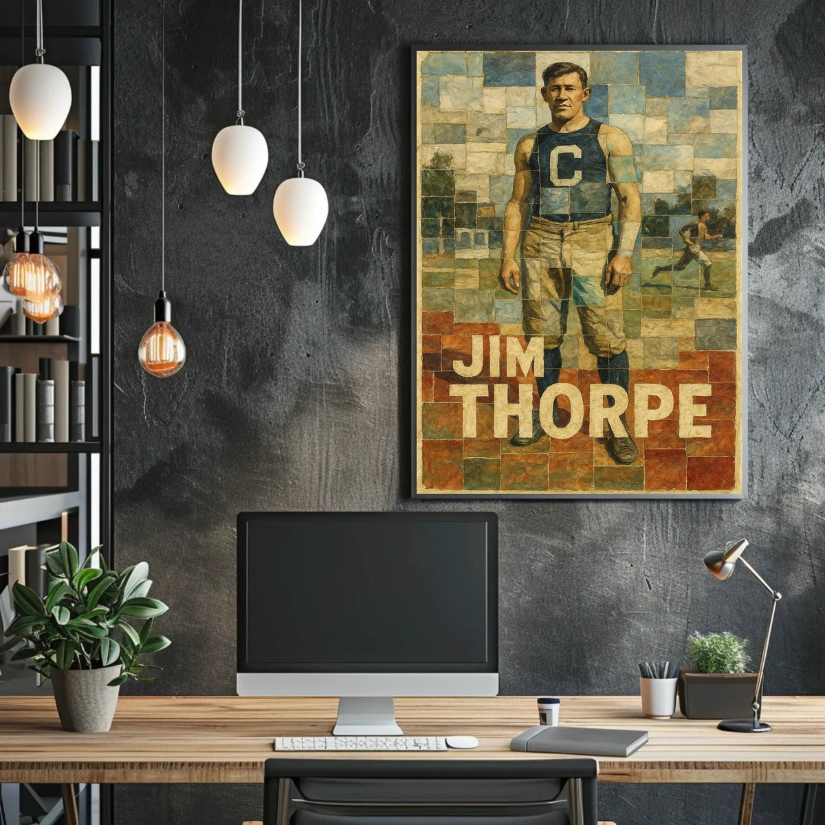 Jim Thorpe Athletic Legend Poster