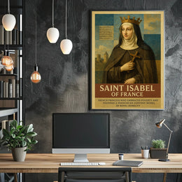 Saint Isabel Of France Poster