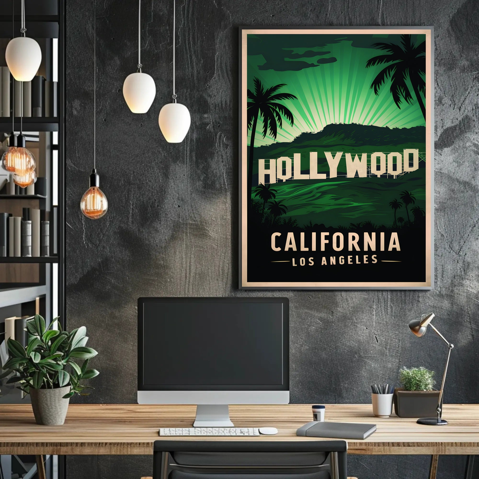 Hollywood in Los Angeles Poster