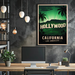 Hollywood in Los Angeles Poster