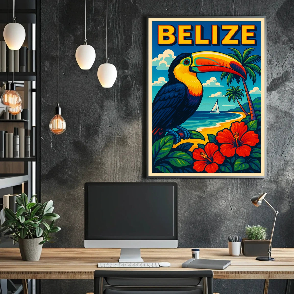 Belize Tropical Paradise Poster