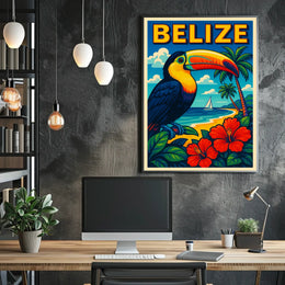 Belize Tropical Paradise Poster