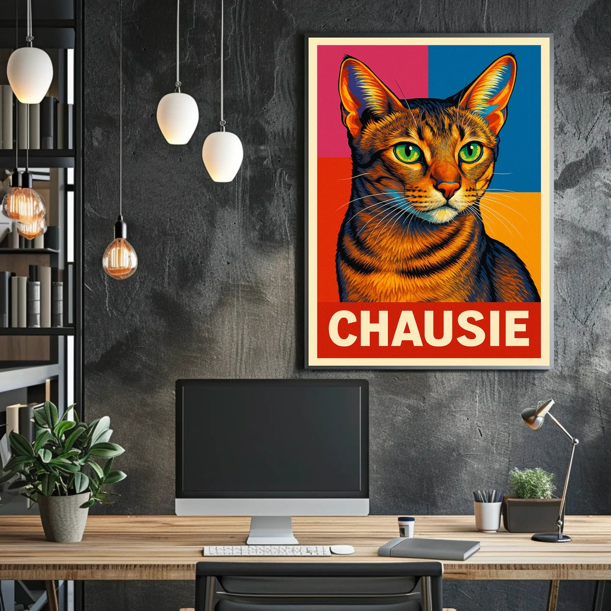 Chausie Cat Poster