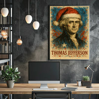 Thomas Jefferson 3rd President of the United States Christmas SeriesPoster