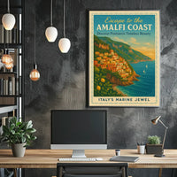 Discover Positano's Timeless Beauty Travel Poster
