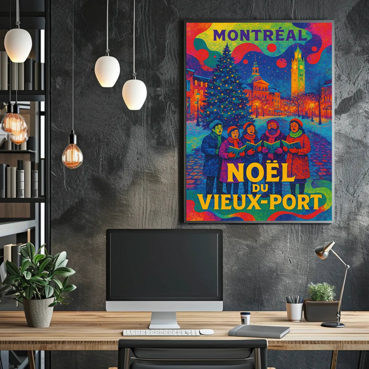 Noël du Vieux-Port Montréal Poster