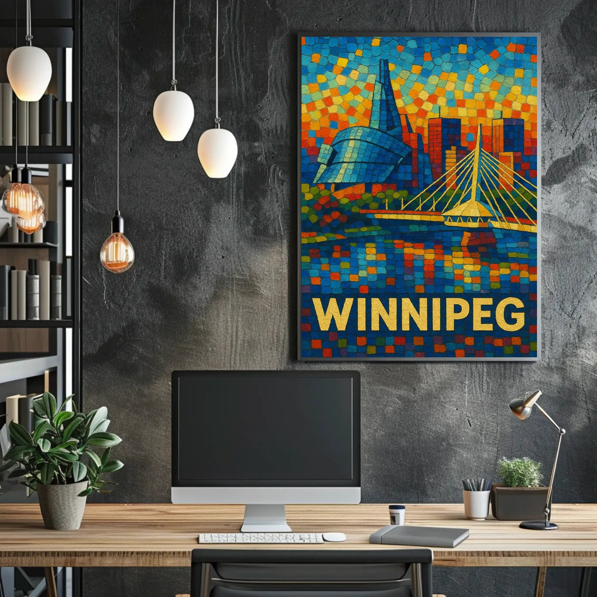 Vibrant Winnipeg Poster