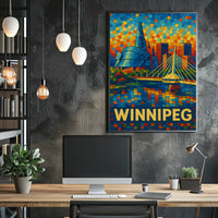 Vibrant Winnipeg Poster