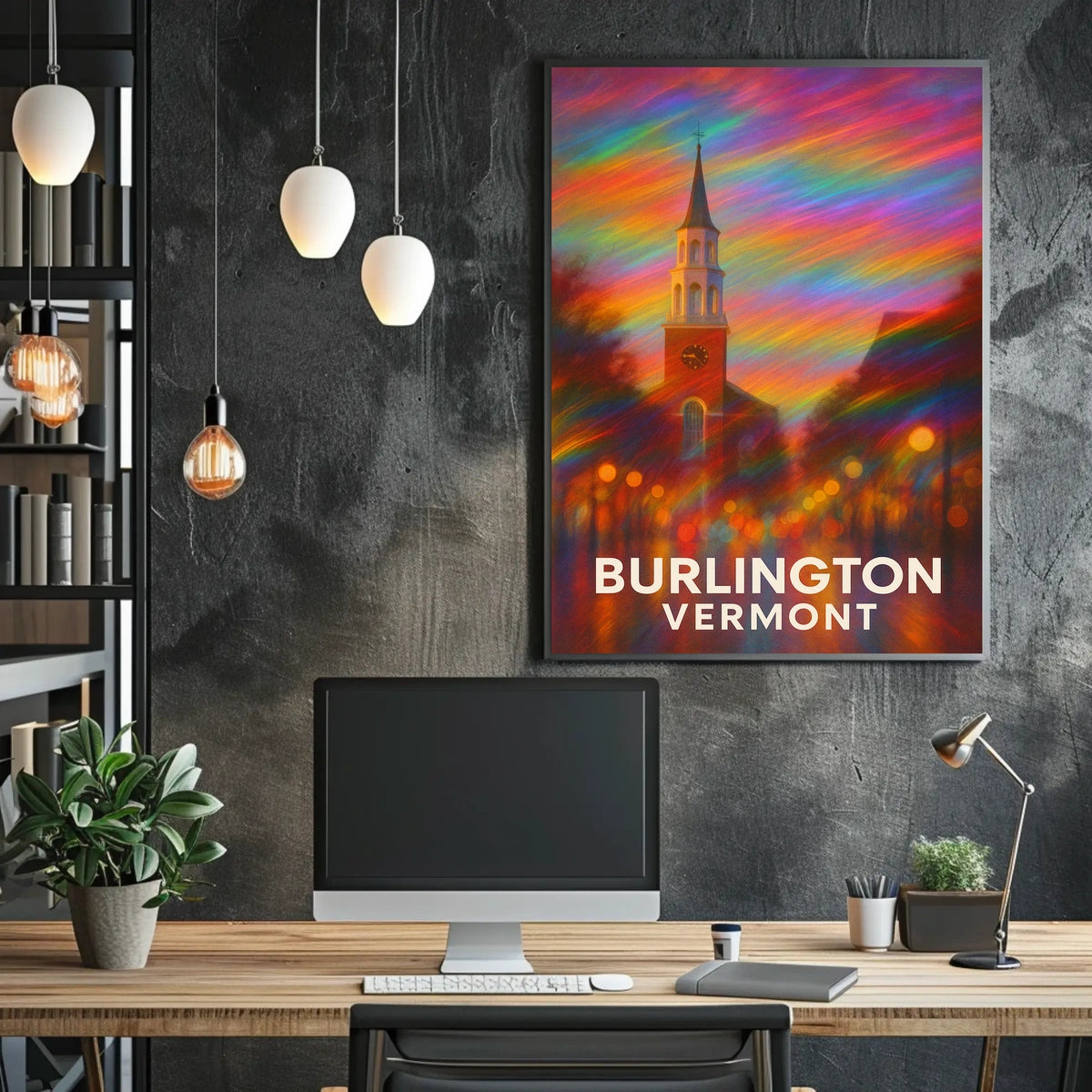 Burlington Vermont Wanderlust Photography Poster