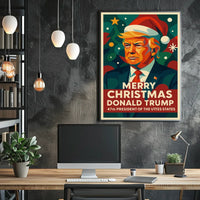 Santa's Festive Delight: Christmas Pop Culture Poster