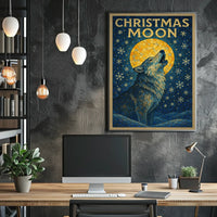 Christmas Moon Poster