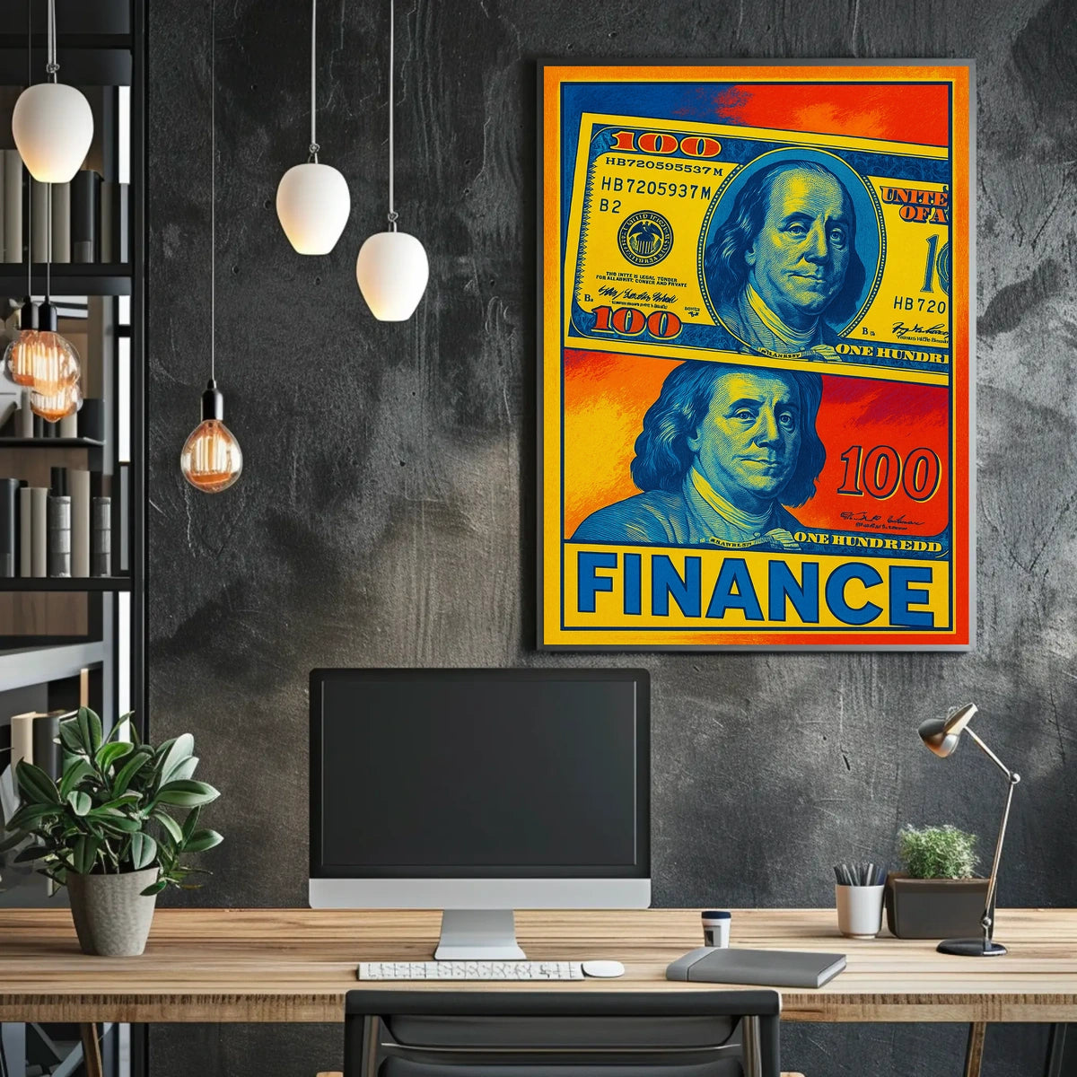 Finance and Currency Art Poster