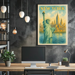 New York Cityscape Poster