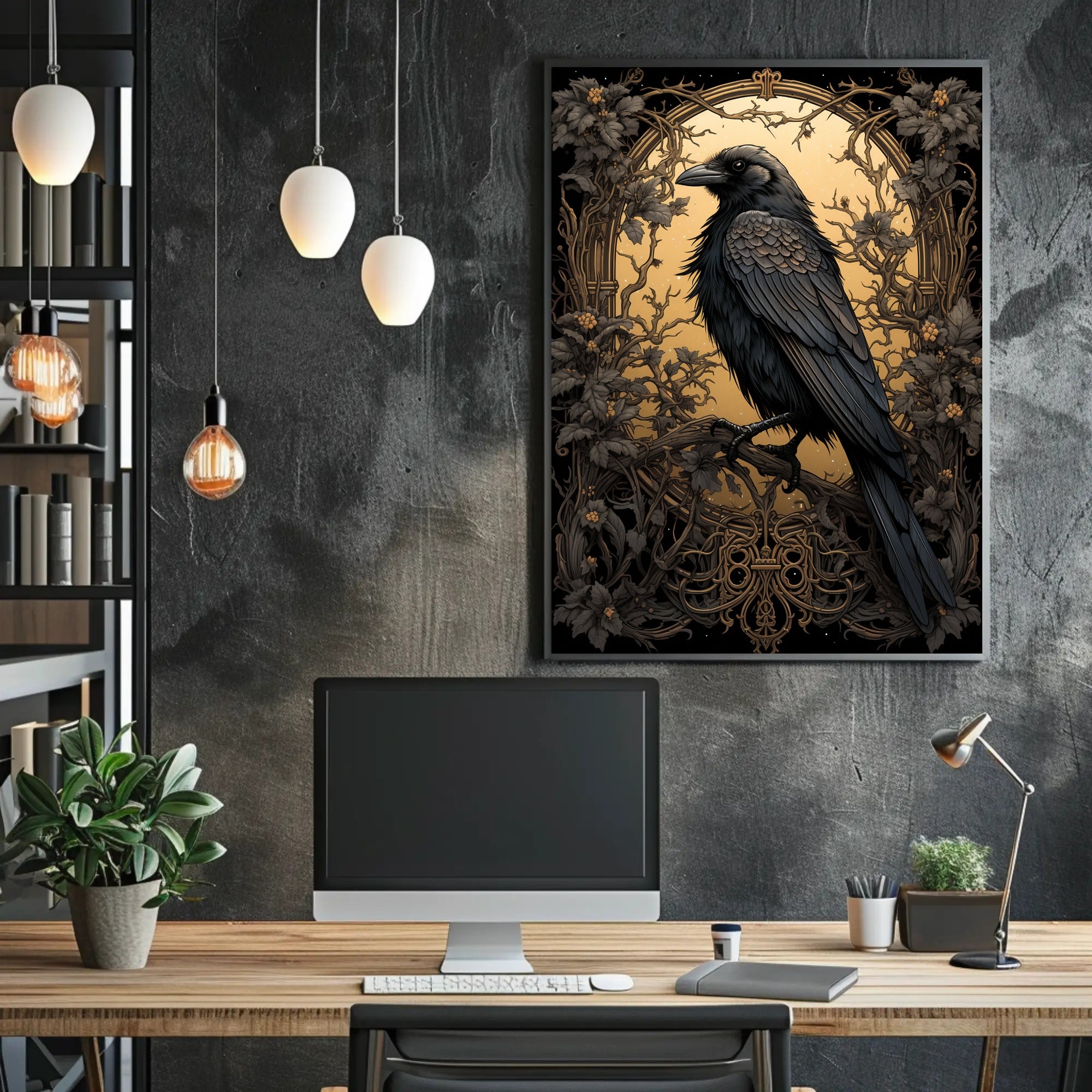 The Majestic Raven Poster