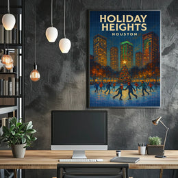 Holiday Heights In Houston Poster