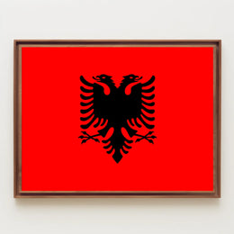 Albania Flag Poster