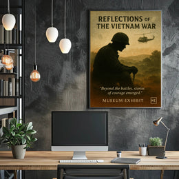 Reflections of the Vietnam War Poster Art Print