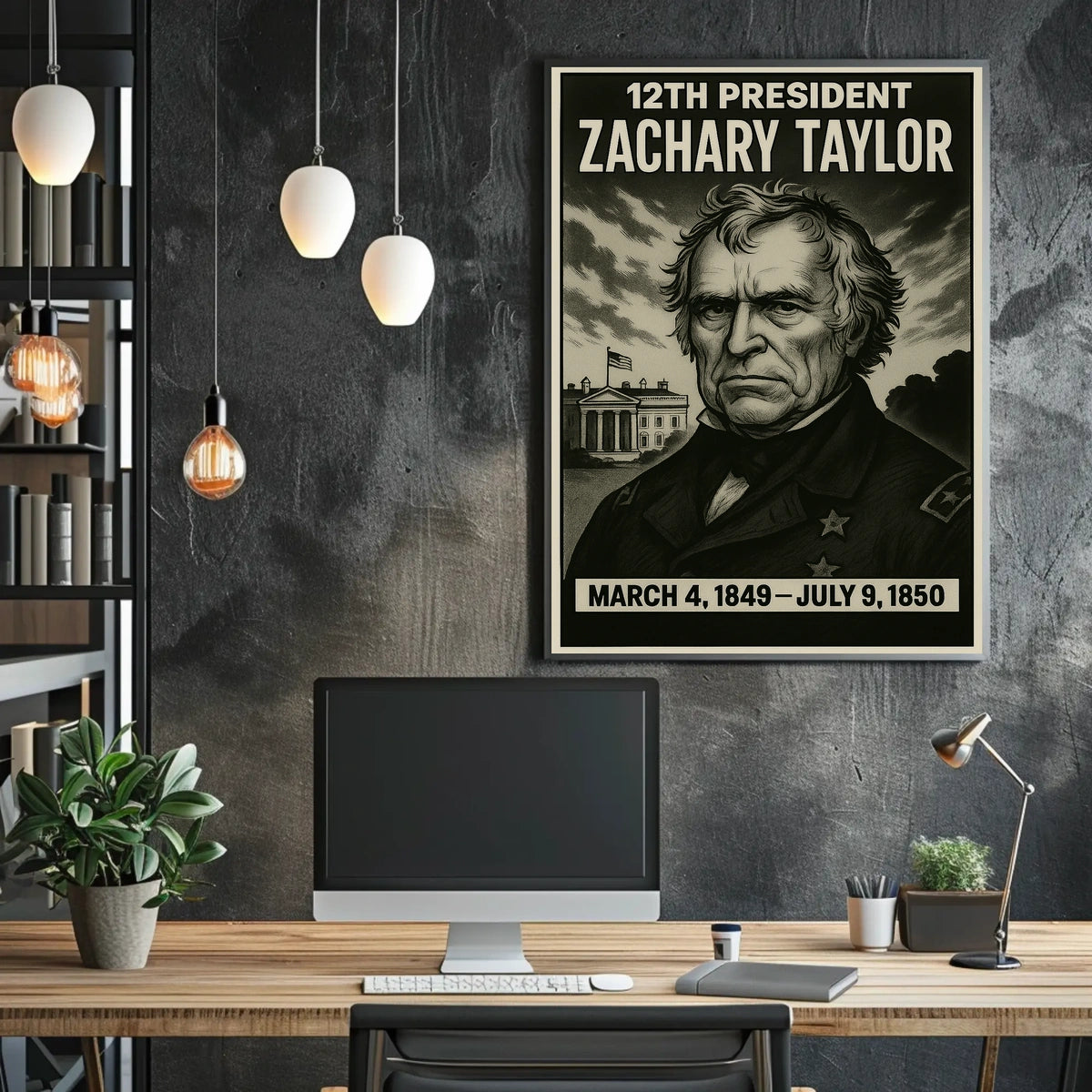 Zachary Taylor 12Th President Poster