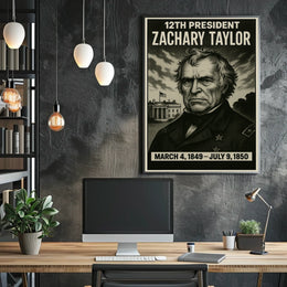 Zachary Taylor 12Th President Poster
