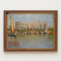 Pola Roman Arena Vintage Poster PosterGoat