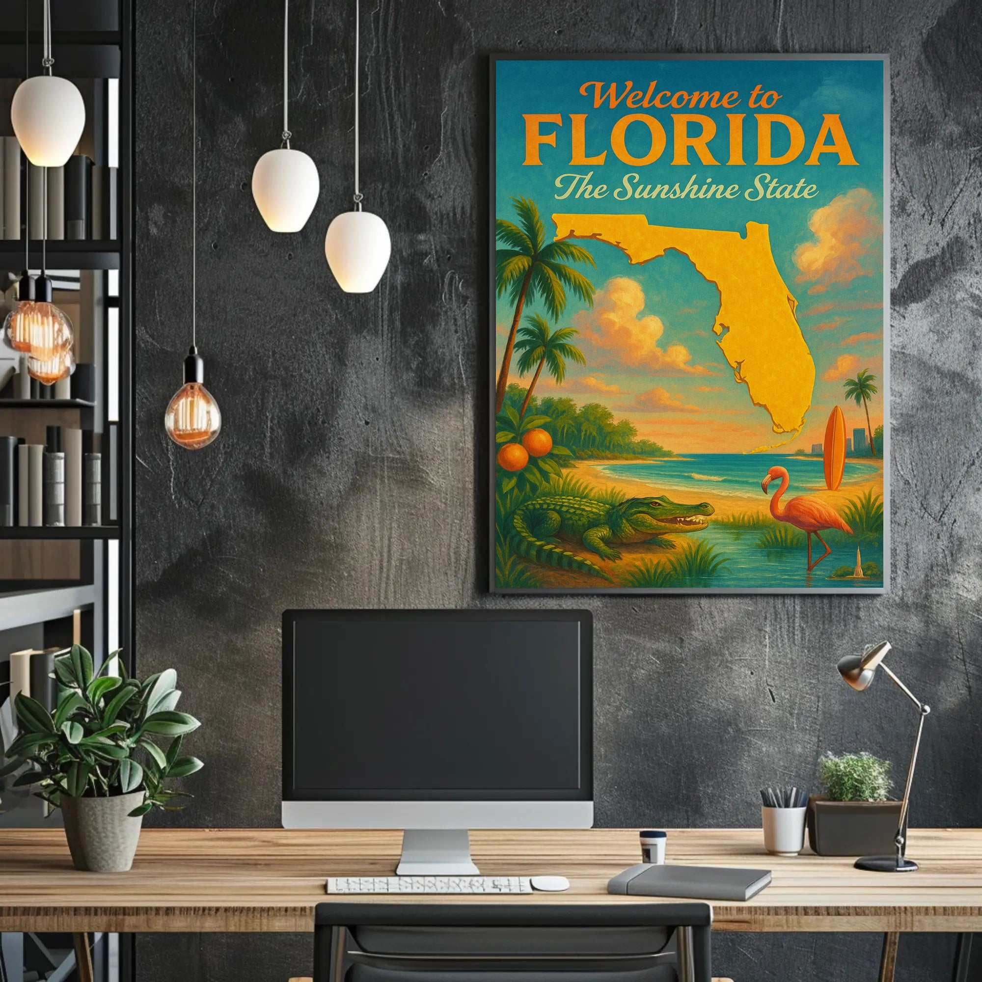 Welcome to Florida The Sunshine State Poster PosterGoat