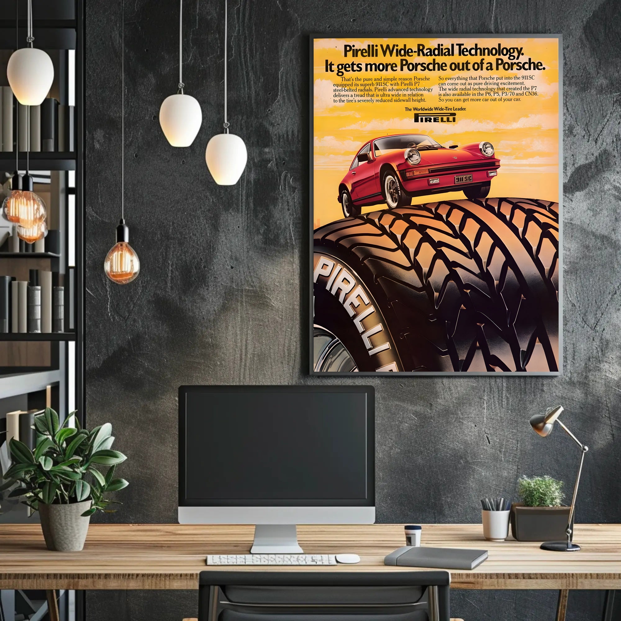 Pirelli Wide-Radial Technology Poster