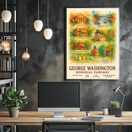 George Washington Memorial Parkway Poster