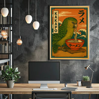 Kakapo Ramen Delight Poster